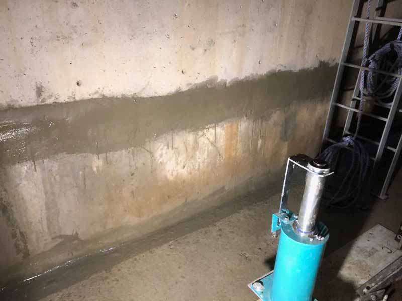 Evelator Pit Concrete Repair & Waterproofing with Xypex
